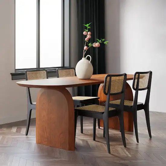 Hình ảnh của Bàn ăn 6 người phòng cách Japandi