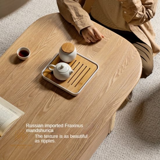 Hình ảnh của BÀN TRÀ RATTAN OVAL