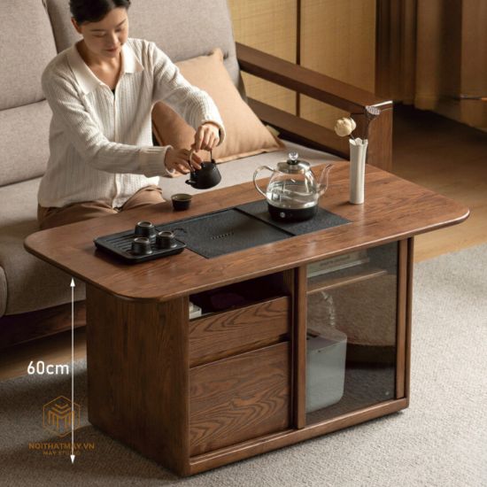 Hình ảnh của BÀN TRÀ MỘC OVAL