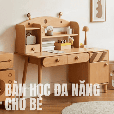 Hình ảnh cho danh mục BÀN HỌC ĐA NĂNG CHO BÉ